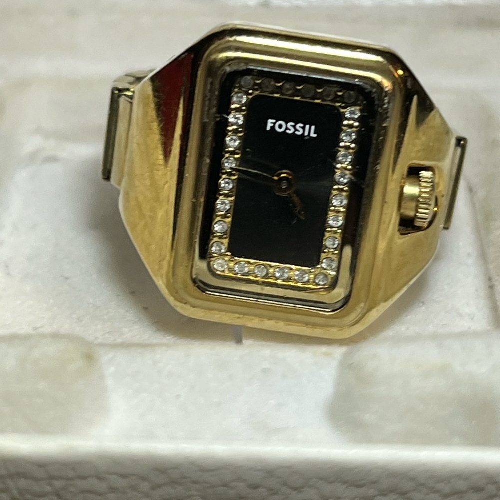 Vintage Fossil watch ring